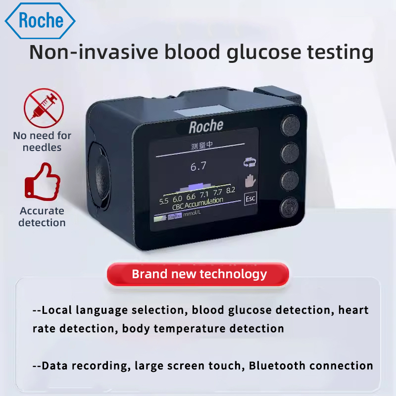 Selezione lingua italiana, rilevamento livello glicemia, rilevamento battito cardiaco, rilevamento temperatura corporea, registrazione dati, ampio display, connessione Bluetooth